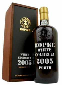 White Colheita Port Presented In Kopke Gift Box ***95 Points- Gold Medal- IWSC 2023***