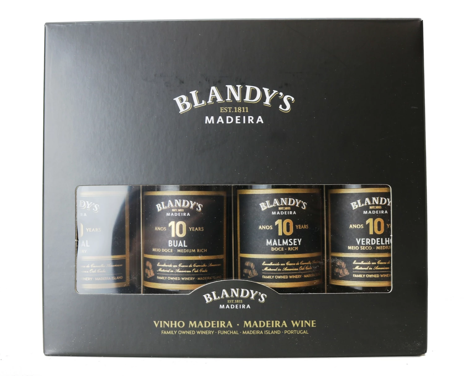 Blandy's Madeira Pack. Verdelho, Boal, Sercial, Malmsey 4x20cl 6 Blandy's Madeira Pack. Verdelho, Boal, Sercial, Malmsey 4x20cl - Image 6