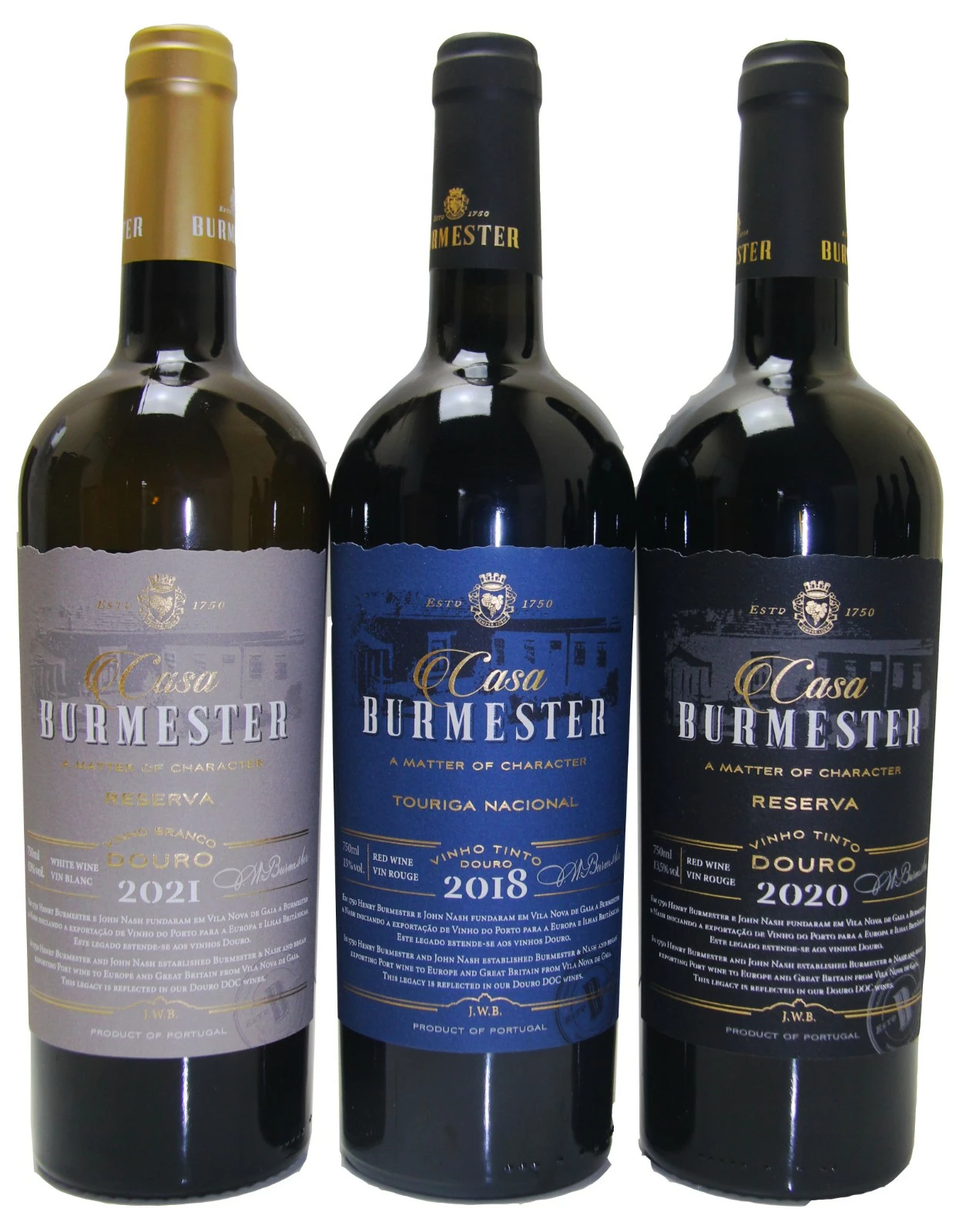Burmester Wine Mixed Collection, Douro 2021 Reserve White, 2020 Reserve Red, 2018 Touriga Nacional A UK Exclusive Collection Of Casa Burmester Wines. 3 X 75cl Bottles 2 Burmester Wine Mixed Collection, Douro 2021 Reserve White, 2020 Reserve Red, 2018 Touriga Nacional A UK Exclusive Collection Of Casa Burmester Wines. 3 X 75cl Bottles - Image 2