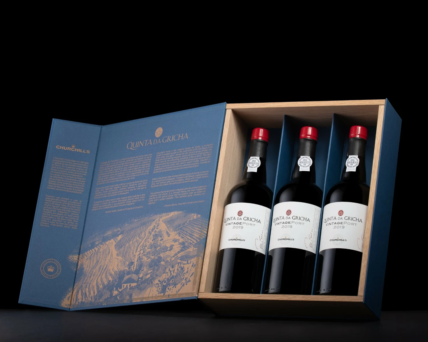 Quinta Da Gricha- Vintage Port, Douro Limited Edition 3 Pack - 3 X 75cl ***93/100 Wine Enthusiast*** ***94/100 Wine & Spirits Magazine*** 2 Quinta Da Gricha- Vintage Port, Douro Limited Edition 3 Pack - 3 X 75cl ***93/100 Wine Enthusiast*** ***94/100 Wine & Spirits Magazine*** - Image 2
