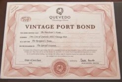 Quevedo Port Bond (Case Of 6x75cl Bottles) Special Offer | Was £325 | Now £295 Learn More -Vintage Wine And Port Sales Store large5FAdditionalProductImage5F266972DQuevedo2Dport2Dbond2Dcertificate2Ejpg2E02Ejpg