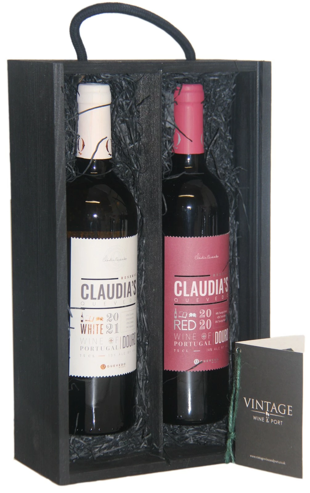 Claudia's Reserve Red And White Douro Wines Includes Wooden Gift Box Special Offer | Was £42.95 | Now £29.95 1 Claudia's Reserve Red And White Douro Wines Includes Wooden Gift Box Special Offer | Was £42.95 | Now £29.95