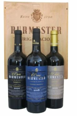 Burmester Wine Mixed Collection, Douro 2021 Reserve White, 2020 Reserve Red, 2018 Touriga Nacional A UK Exclusive Collection Of Casa Burmester Wines. 3 X 75cl Bottles