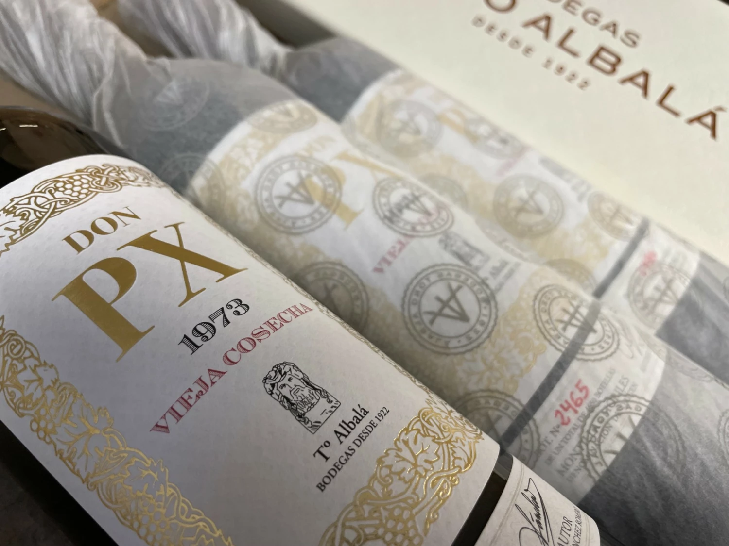 Don PX 1973, Montilla-Moriles In Own Gift Box ***95 Points - Robert Parker*** 75cl Bottle 1 Don PX 1973, Montilla-Moriles In Own Gift Box ***95 Points - Robert Parker*** 75cl Bottle