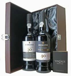 A 40 Year Old Tawny And A 20 Year Old Tawny *** Presented In Our Double Leather Gift Box***