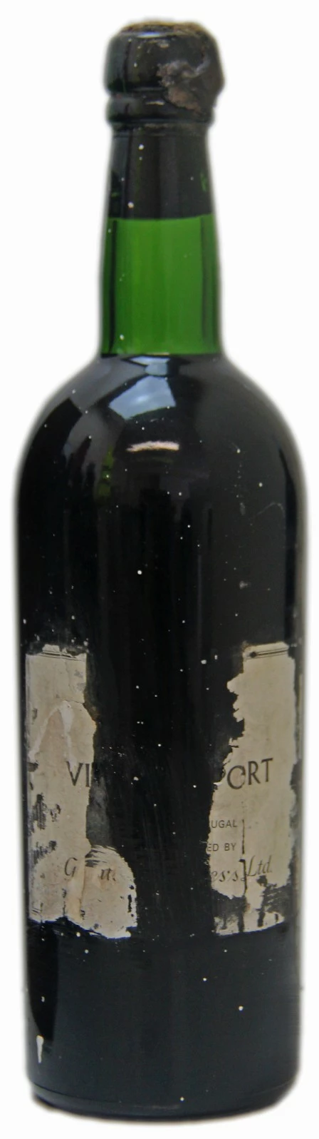 Vintage Port Very Top Shoulder | Remains Of Label Shipped By Grant's Of St. James 1 Vintage Port Very Top Shoulder | Remains Of Label Shipped By Grant's Of St. James