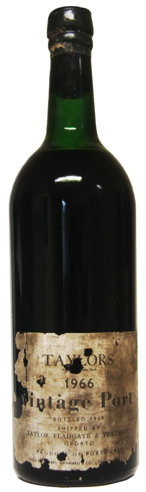 Vintage Port Remains Of Label.
