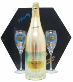 Vintage Champagne, Victor Vaserely Comes In Presentation Box With 2 Glasses