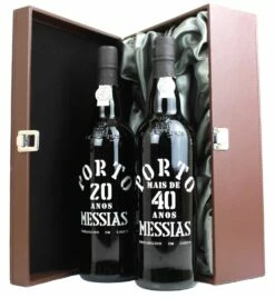 A 40 Year Old Tawny And A 20 Year Old Tawny ***Presented In Our Two-Bottle Leather Effect Gift Box***