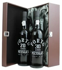 A 30 Year Old Tawny And A 20 Year Old Tawny Presented In Our Two-Bottle Leather Effect Gift Box