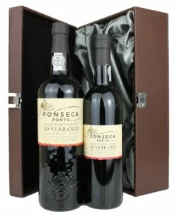 30 Years Of Tawny Port (A 75cl 20 Year Old Tawny And A 50cl 10 Year Old ***Presented In Our Two-Bottle Leather Effect Gift Box***