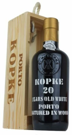 20 Year Old White Port - Half Bottle 37.5cl Presented In Original Kopke Box ***Gold Medal IWC 2022***